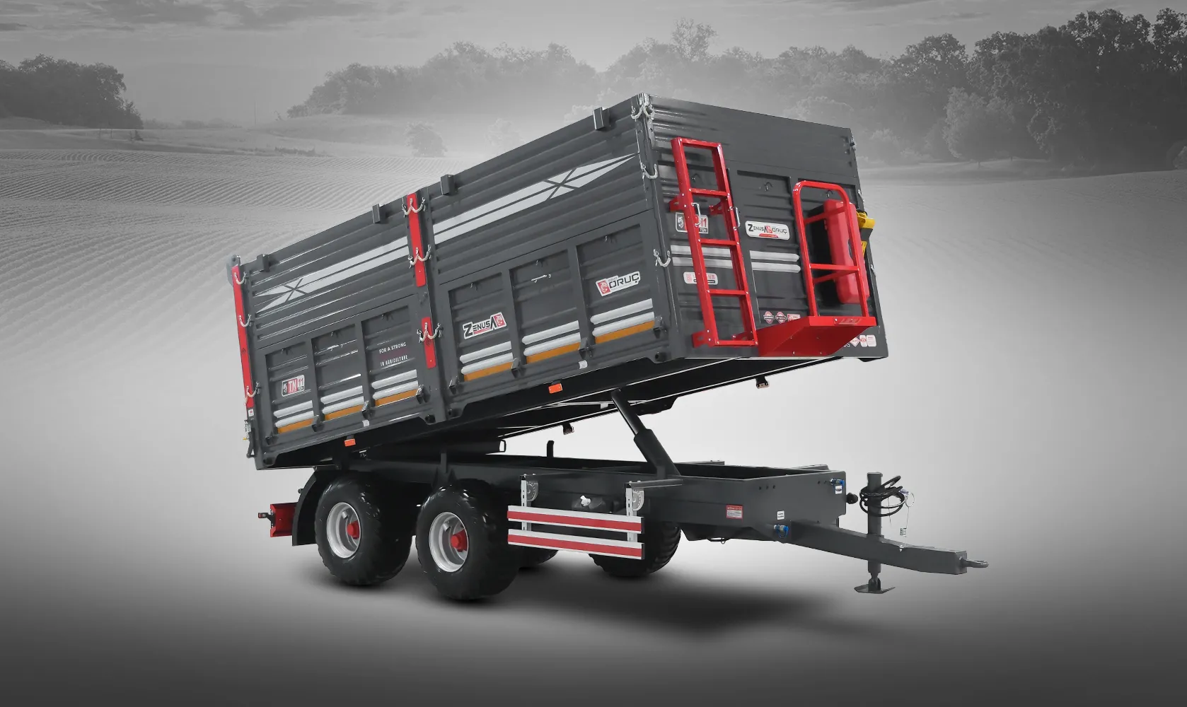 Tandem Dingilli Tarım Römorku